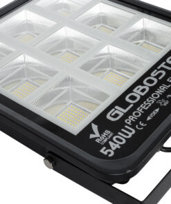 GloboStar® TITAN 61436 Επαγγελματικός Προβολέας για Γήπεδα Tennis & Ποδοσφαίρου 5×5 LED 540W 67500lm 60°x90° FishEye AC 220-240V – Αδιάβροχος IP67 – Μ38 x Π8 x Υ42cm – Μαύρο – Φυσικό Λευκό 5000K – LUMILEDS Chips – TÜV Rheinland Certified – 5 Χρόνια Εγγύηση