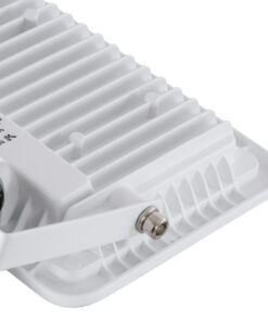 GloboStar® AURORA 61440 Επαγγελματικός Προβολέας LED 30W 3750lm 120° AC 220-240V με Ενσωματωμένο Ρυθμιζόμενο Αισθητήρα Κίνησης PIR – Αδιάβροχος IP67 – Μ16 x Π5 x Υ17.5cm – Λευκό – Ψυχρό Λευκό 6000K – LUMILEDS Chips – TÜV Rheinland Certified – 3 Years Warranty