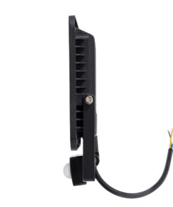 GloboStar® AURORA 61441 Επαγγελματικός Προβολέας LED 50W 6250lm 120° AC 220-240V με Ενσωματωμένο Ρυθμιζόμενο Αισθητήρα Κίνησης PIR – Αδιάβροχος IP67 – Μ21 x Π5 x Υ21cm – Μαύρο – Ψυχρό Λευκό 6000K – LUMILEDS Chips – TÜV Rheinland Certified – 3 Years Warranty