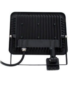 GloboStar® AURORA 61441 Επαγγελματικός Προβολέας LED 50W 6250lm 120° AC 220-240V με Ενσωματωμένο Ρυθμιζόμενο Αισθητήρα Κίνησης PIR – Αδιάβροχος IP67 – Μ21 x Π5 x Υ21cm – Μαύρο – Ψυχρό Λευκό 6000K – LUMILEDS Chips – TÜV Rheinland Certified – 3 Years Warranty