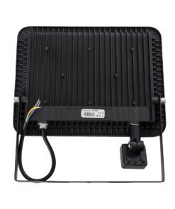 GloboStar® AURORA 61443 Επαγγελματικός Προβολέας LED 100W 12500lm 120° AC 220-240V με Ενσωματωμένο Ρυθμιζόμενο Αισθητήρα Κίνησης PIR – Αδιάβροχος IP67 – Μ25 x Π6.5 x Υ27.5cm – Μαύρο – Ψυχρό Λευκό 6000K – LUMILEDS Chips – TÜV Rheinland Certified – 3 Years Warranty