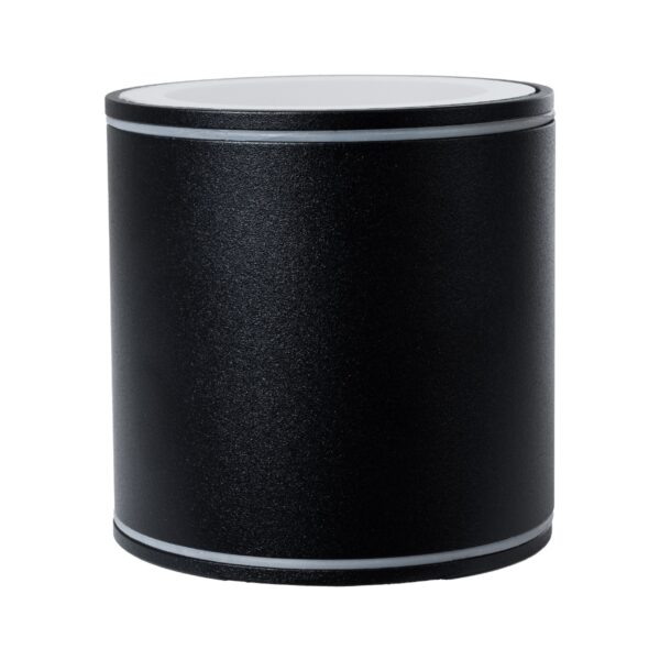 GloboStar® MARETTI 61445 Επιφανειακό Στρόγγυλο Φωτιστικό Σποτ με Ντουί 1 x GU10 VDE Certified AC 220-240V Αδιάβροχο IP65 – Σώμα Αλουμινίου & Υψηλής Αντοχής Tempered Glass – Φ9 x Υ9cm – Μαύρο Ματ – 5 Χρόνια Εγγύηση