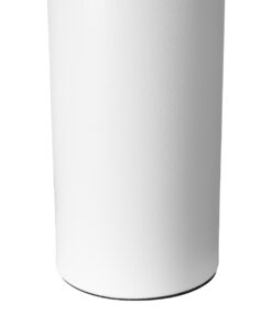 GloboStar® URANUS-S 61450 Μοντέρνο Επιτραπέζιο Φωτιστικό Πορτατίφ Δίφωτο 2 x E27 AC220-240V IP20 – Φ25 x Υ39cm – Λευκό Μεταλλικό Καμπάνα με Διακόπτη On/Off – 5 Years Warranty