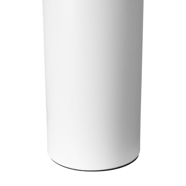 GloboStar® URANUS-S 61450 Μοντέρνο Επιτραπέζιο Φωτιστικό Πορτατίφ Δίφωτο 2 x E27 AC220-240V IP20 – Φ25 x Υ39cm – Λευκό Μεταλλικό Καμπάνα με Διακόπτη On/Off – 5 Years Warranty