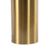 GloboStar® URANUS-S 61451 Μοντέρνο Επιτραπέζιο Φωτιστικό Πορτατίφ Δίφωτο 2 x E27 AC220-240V IP20 – Φ25 x Υ39cm – Χρυσό Πλατίνα Μεταλλικό Καμπάνα με Διακόπτη On/Off – 5 Χρόνια Εγγύηση