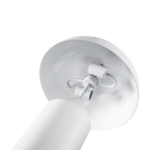 GloboStar® URANUS-M 61454 Μοντέρνο Επιτραπέζιο Φωτιστικό Πορτατίφ Δίφωτο 2 x E27 AC220-240V IP20 – Φ35 x Υ54cm – Λευκό Μεταλλικό Καμπάνα με Διακόπτη On/Off – 5 Years Warranty