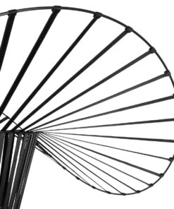 GloboStar® LUMINOVA 61464 Μοντέρνο Κρεμαστό Φωτιστικό Πλέγμα Μονόφωτο 1 x E27 IP20 Μαύρο Σχοινί με Μαύρο Σύρμα – Μ65 x Π65 x Υ25cm