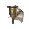 GloboStar® GARDELINI 61485 Καρφωτό Κινούμενο Φωτιστικό Σποτ Κήπου με Ντουί 1 x GU10 VDE Certified AC 220-240V Αδιάβροχο IP65 – Σώμα Αλουμινίου & Υψηλής Αντοχής Tempered Glass & Μ40cm VDE Καλώδιο Σύνδεσης – Φ10 x Υ30cm – Χρυσό Εφέ Σκουριάς – 5 Χρόνια Εγγύηση