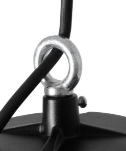 GloboStar® INDUSTRY 61500 LED UFO HIGH BAY 100W 175*SANAN OPTO CHIP 150lm/W 15000lm CRI≥80Ra SDCM<5 90° 85-265VAC 50/60Hz IP65 5000K TÜV SÜD CERTIFIED DRIVER - Μαύρο - Μ26.5 x Π26.5 x Υ15cm - 5 Χρόνια Εγγύηση