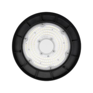 GloboStar® INDUSTRY 61500 LED UFO HIGH BAY 100W 175*SANAN OPTO CHIP 150lm/W 15000lm CRI≥80Ra SDCM<5 90° 85-265VAC 50/60Hz IP65 5000K TÜV SÜD CERTIFIED DRIVER - Μαύρο - Μ26.5 x Π26.5 x Υ15cm - 5 Χρόνια Εγγύηση