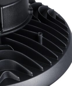 GloboStar® INDUSTRY 61500 LED UFO HIGH BAY 100W 175*SANAN OPTO CHIP 150lm/W 15000lm CRI≥80Ra SDCM<5 90° 85-265VAC 50/60Hz IP65 5000K TÜV SÜD CERTIFIED DRIVER - Μαύρο - Μ26.5 x Π26.5 x Υ15cm - 5 Χρόνια Εγγύηση