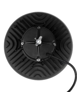 GloboStar® INDUSTRY 61501 LED UFO HIGH BAY 150W 275*SANAN OPTO CHIP 150lm/W 22500lm CRI≥80Ra SDCM<5 90° 85-265VAC 50/60Hz IP65 5000K TÜV SÜD CERTIFIED DRIVER - Μαύρο - Μ26.5 x Π26.5 x Υ15cm - 5 Χρόνια Εγγύηση