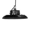 GloboStar® INDUSTRY 61502 LED UFO HIGH BAY 200W 338*SANAN OPTO CHIP 150lm/W 30000lm CRI≥80Ra SDCM<5 90° 85-265VAC 50/60Hz IP65 5000K TÜV SÜD CERTIFIED DRIVER - Μαύρο - Μ30 x Π30 x Υ16cm - 5 Χρόνια Εγγύηση