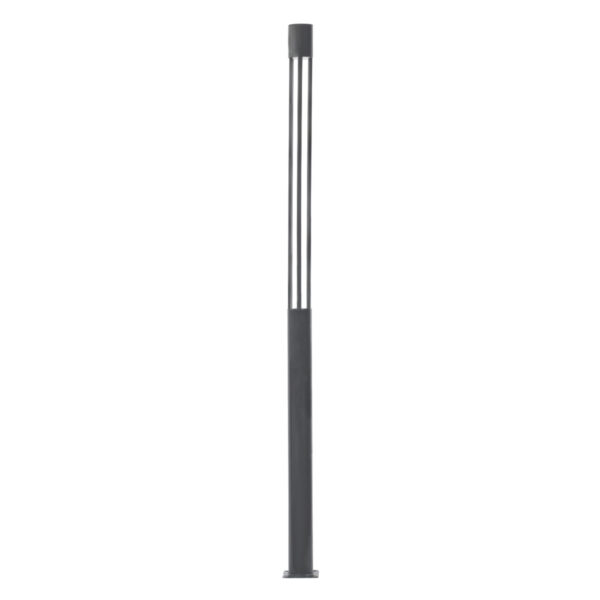 GloboStar® CANCUN 61510 Urban Light Φωτιστικό Πάρκου – Πλατείας – Κήπου Ύψους 3.5 μέτρων LED 40W 5440lm 60° AC100-240VAC IP67 IK09 – D15.5 x H350cm – Anthracite Grey – Φυσικό Λευκό 4000K – LUMILEDS – MEAN WELL DRIVER – 5 Years Warranty