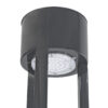 GloboStar® CANCUN 61510 Urban Light Φωτιστικό Πάρκου – Πλατείας – Κήπου Ύψους 3.5 μέτρων LED 40W 5440lm 60° AC100-240VAC IP67 IK09 – D15.5 x H350cm – Anthracite Grey – Φυσικό Λευκό 4000K – LUMILEDS – MEAN WELL DRIVER – 5 Years Warranty