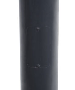 GloboStar® CANCUN 61510 Urban Light Φωτιστικό Πάρκου – Πλατείας – Κήπου Ύψους 3.5 μέτρων LED 40W 5440lm 60° AC100-240VAC IP67 IK09 – D15.5 x H350cm – Anthracite Grey – Φυσικό Λευκό 4000K – LUMILEDS – MEAN WELL DRIVER – 5 Years Warranty