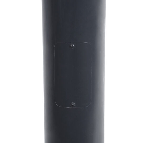 GloboStar® CANCUN 61510 Urban Light Φωτιστικό Πάρκου – Πλατείας – Κήπου Ύψους 3.5 μέτρων LED 40W 5440lm 60° AC100-240VAC IP67 IK09 – D15.5 x H350cm – Anthracite Grey – Φυσικό Λευκό 4000K – LUMILEDS – MEAN WELL DRIVER – 5 Years Warranty
