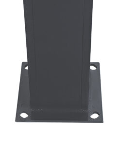 GloboStar® MONTERREY 61511 Urban Light Φωτιστικό Πάρκου – Πλατείας – Κήπου Ύψους 2 μέτρων LED 40W 5440lm 60° AC100-240VAC IP67 IK09 – Μ20 x Π20 x Υ200cm – Anthracite Grey – Φυσικό Λευκό 4000K – LUMILEDS – MEAN WELL DRIVER – 5 Years Warranty