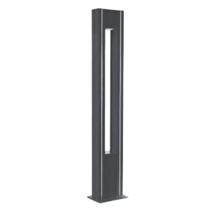 GloboStar® MERIDA 61513 Urban Light Φωτιστικό Πάρκου – Πλατείας – Κήπου Ύψους 2 μέτρων LED 40W 5440lm 60° AC100-240VAC IP67 IK09 – Μ32 x Π13 x Υ200cm – Anthracite Grey – Φυσικό Λευκό 4000K – LUMILEDS – MEAN WELL DRIVER – 5 Years Warranty