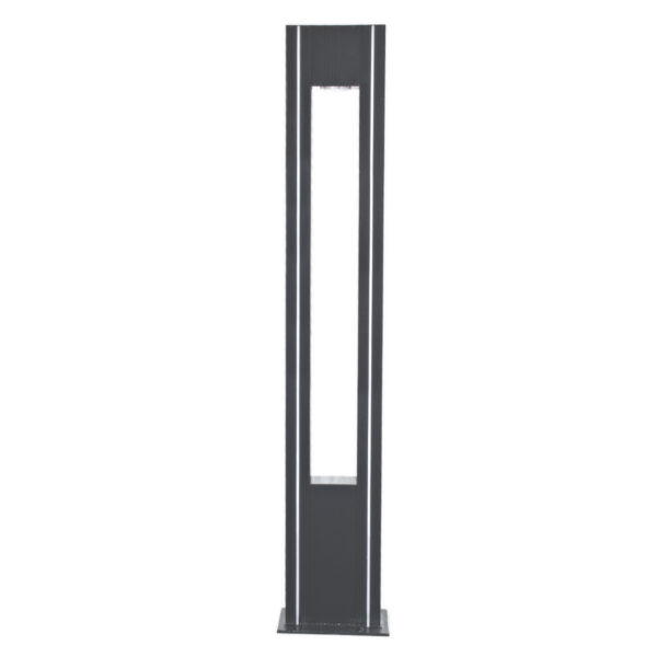 GloboStar® MERIDA 61513 Urban Light Φωτιστικό Πάρκου – Πλατείας – Κήπου Ύψους 2 μέτρων LED 40W 5440lm 60° AC100-240VAC IP67 IK09 – Μ32 x Π13 x Υ200cm – Anthracite Grey – Φυσικό Λευκό 4000K – LUMILEDS – MEAN WELL DRIVER – 5 Years Warranty