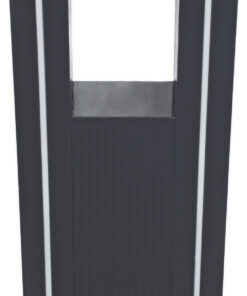 GloboStar® MERIDA 61513 Urban Light Φωτιστικό Πάρκου – Πλατείας – Κήπου Ύψους 2 μέτρων LED 40W 5440lm 60° AC100-240VAC IP67 IK09 – Μ32 x Π13 x Υ200cm – Anthracite Grey – Φυσικό Λευκό 4000K – LUMILEDS – MEAN WELL DRIVER – 5 Years Warranty