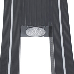 GloboStar® MERIDA 61514 Urban Light Φωτιστικό Πάρκου – Πλατείας – Κήπου Ύψους 3.5 μέτρων LED 40W 5440lm 60° AC100-240VAC IP67 IK09 – Μ32 x Π13 x Υ350cm – Anthracite Grey – Φυσικό Λευκό 4000K – LUMILEDS – MEAN WELL DRIVER – 5 Years Warranty