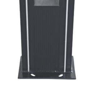 GloboStar® MERIDA 61514 Urban Light Φωτιστικό Πάρκου – Πλατείας – Κήπου Ύψους 3.5 μέτρων LED 40W 5440lm 60° AC100-240VAC IP67 IK09 – Μ32 x Π13 x Υ350cm – Anthracite Grey – Φυσικό Λευκό 4000K – LUMILEDS – MEAN WELL DRIVER – 5 Years Warranty