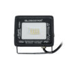 GloboStar® ATLAS 61515 Επαγγελματικός Προβολέας LED 10W 1250lm 120° AC 220-240V – Αδιάβροχος IP67 – Μ10 x Π2 x Υ8cm – Μαύρο – Ψυχρό Λευκό 6000K – LUMILEDS Chips – TÜV Rheinland Certified – 5 Χρόνια Εγγύηση