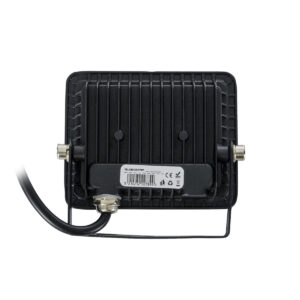 GloboStar® ATLAS 61515 Επαγγελματικός Προβολέας LED 10W 1250lm 120° AC 220-240V – Αδιάβροχος IP67 – Μ10 x Π2 x Υ8cm – Μαύρο – Ψυχρό Λευκό 6000K – LUMILEDS Chips – TÜV Rheinland Certified – 5 Χρόνια Εγγύηση