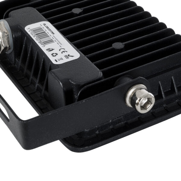 GloboStar® ATLAS 61515 Επαγγελματικός Προβολέας LED 10W 1250lm 120° AC 220-240V – Αδιάβροχος IP67 – Μ10 x Π2 x Υ8cm – Μαύρο – Ψυχρό Λευκό 6000K – LUMILEDS Chips – TÜV Rheinland Certified – 5 Χρόνια Εγγύηση