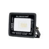 GloboStar® ATLAS 61517 Επαγγελματικός Προβολέας LED 10W 1150lm 120° AC 220-240V – Αδιάβροχος IP67 – Μ10 x Π2 x Υ8cm – Μαύρο – Θερμό Λευκό 2700K – LUMILEDS Chips – TÜV Rheinland Certified – 5 Χρόνια Εγγύηση