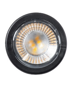 GloboStar® GARDENINI 61543 Καρφωτό Φωτιστικό Σποτ Κήπου LED 5W 650lm 38° DC 24V IP68 Υψηλής Αντοχής ABS IK06 Φ5.5 x Υ13.5cm – Θερμό Λευκό 2700K Dimmable – Μαύρο – Bridgelux Chip – 3 Years Warranty