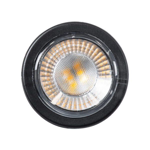 GloboStar® GARDENINI 61543 Καρφωτό Φωτιστικό Σποτ Κήπου LED 5W 650lm 38° DC 24V IP68 Υψηλής Αντοχής ABS IK06 Φ5.5 x Υ13.5cm – Θερμό Λευκό 2700K Dimmable – Μαύρο – Bridgelux Chip – 3 Years Warranty