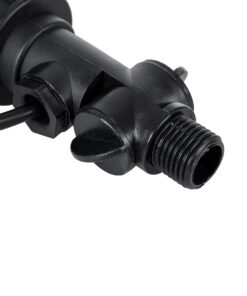 GloboStar® GARDENINI 61543 Καρφωτό Φωτιστικό Σποτ Κήπου LED 5W 650lm 38° DC 24V IP68 Υψηλής Αντοχής ABS IK06 Φ5.5 x Υ13.5cm – Θερμό Λευκό 2700K Dimmable – Μαύρο – Bridgelux Chip – 3 Years Warranty