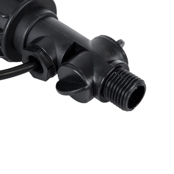 GloboStar® GARDENINI 61543 Καρφωτό Φωτιστικό Σποτ Κήπου LED 5W 650lm 38° DC 24V IP68 Υψηλής Αντοχής ABS IK06 Φ5.5 x Υ13.5cm – Θερμό Λευκό 2700K Dimmable – Μαύρο – Bridgelux Chip – 3 Years Warranty
