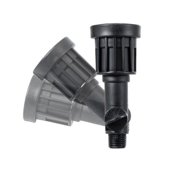 GloboStar® GARDENINI 61545 Καρφωτό Φωτιστικό Σποτ Κήπου LED 5W 550lm 38° DC 24V IP68 Υψηλής Αντοχής ABS IK06 Φ5.5 x Υ13.5cm – Μπλε 450nm Dimmable – Μαύρο – Bridgelux Chip – 3 Years Warranty