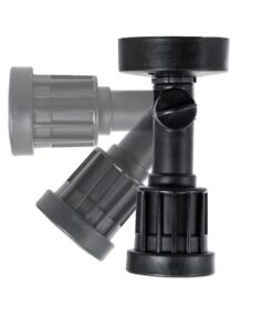 GloboStar® GARDENINI 61547 Επιφανειακό Φωτιστικό Σποτ Κήπου LED 5W 550lm 38° DC 24V IP68 Υψηλής Αντοχής ABS IK06 Φ7 x Υ14.5cm – Πράσινο 550nm Dimmable – Μαύρο – Bridgelux Chip – 3 Years Warranty