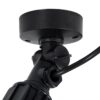 GloboStar® GARDENINI 61547 Επιφανειακό Φωτιστικό Σποτ Κήπου LED 5W 550lm 38° DC 24V IP68 Υψηλής Αντοχής ABS IK06 Φ7 x Υ14.5cm – Πράσινο 550nm Dimmable – Μαύρο – Bridgelux Chip – 3 Years Warranty