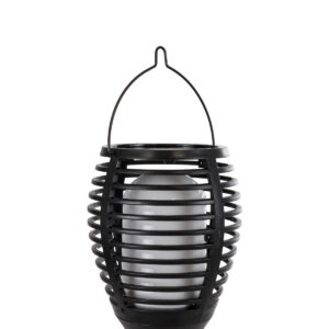 GloboStar® FIAMMA 61549 Αυτόνομο Ηλιακό Καρφωτό Φωτιστικό Κήπου LED SMD 2W 80lm με Ενσωματωμένη Μπαταρία 1500mAh – Φωτοβολταϊκό Πάνελ – Αισθητήρα Ημέρας-Νύχτας Φαναράκι Κήπου – Εφέ Φλόγας Διακοσμητικό – Αδιάβροχο IP65 – 1800K Φ10 x Υ55cm – 2 Χρόνια Εγγύηση