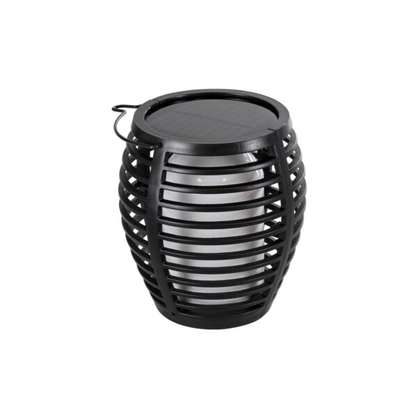 GloboStar® FIAMMA 61549 Αυτόνομο Ηλιακό Καρφωτό Φωτιστικό Κήπου LED SMD 2W 80lm με Ενσωματωμένη Μπαταρία 1500mAh – Φωτοβολταϊκό Πάνελ – Αισθητήρα Ημέρας-Νύχτας Φαναράκι Κήπου – Εφέ Φλόγας Διακοσμητικό – Αδιάβροχο IP65 – 1800K Φ10 x Υ55cm – 2 Χρόνια Εγγύηση