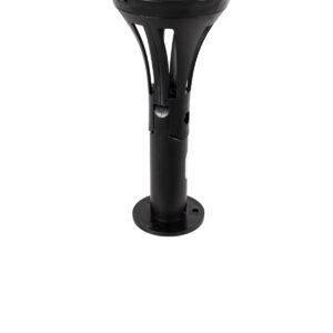GloboStar® FIAMMA 61549 Αυτόνομο Ηλιακό Καρφωτό Φωτιστικό Κήπου LED SMD 2W 80lm με Ενσωματωμένη Μπαταρία 1500mAh – Φωτοβολταϊκό Πάνελ – Αισθητήρα Ημέρας-Νύχτας Φαναράκι Κήπου – Εφέ Φλόγας Διακοσμητικό – Αδιάβροχο IP65 – 1800K Φ10 x Υ55cm – 2 Χρόνια Εγγύηση