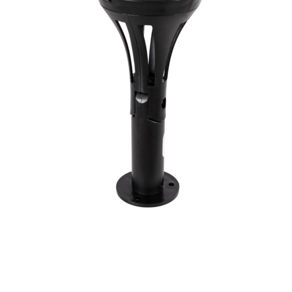 GloboStar® FIAMMA 61549 Αυτόνομο Ηλιακό Καρφωτό Φωτιστικό Κήπου LED SMD 2W 80lm με Ενσωματωμένη Μπαταρία 1500mAh – Φωτοβολταϊκό Πάνελ – Αισθητήρα Ημέρας-Νύχτας Φαναράκι Κήπου – Εφέ Φλόγας Διακοσμητικό – Αδιάβροχο IP65 – 1800K Φ10 x Υ55cm – 2 Χρόνια Εγγύηση