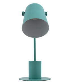 GloboStar® PENCASE 61566 Μοντέρνο Επιτραπέζιο Φωτιστικό Γραφείου – Πορτατίφ – Μονόφωτο 1 x E27 Πράσινο Μεταλλικό Καμπάνα με Διακόπτη On/Off – Μολυβοθήκη & Βάση Τηλεφώνου – L12 x W15 x H38cm