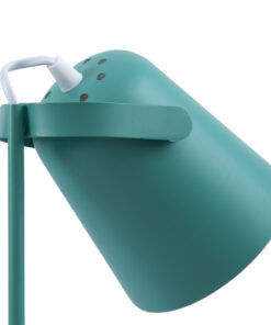 GloboStar® PENCASE 61566 Μοντέρνο Επιτραπέζιο Φωτιστικό Γραφείου – Πορτατίφ – Μονόφωτο 1 x E27 Πράσινο Μεταλλικό Καμπάνα με Διακόπτη On/Off – Μολυβοθήκη & Βάση Τηλεφώνου – L12 x W15 x H38cm