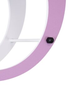 GloboStar® BUNNY 61577 Μοντέρνο Παιδικό Κρεμαστό Φωτιστικό Οροφής Μονόφωτο 1 x E27 Ροζ PVC Φιγούρα Λαγουδάκι Μ27.2 x Π15.5 x Υ40cm