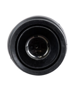 GloboStar® GRASEDO 61615 Βάση Κήπου με Ντουί E27 για Λάμπα Σποτ PAR38 – Αδιάβροχη IP67 – Υψηλής Αντοχής ABS – VDE Certified – Φ9.5 x Υ22cm – Μαύρο – 5 Years Warranty