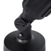 GloboStar® GRASEDO 61615 Βάση Κήπου με Ντουί E27 για Λάμπα Σποτ PAR38 – Αδιάβροχη IP67 – Υψηλής Αντοχής ABS – VDE Certified – Φ9.5 x Υ22cm – Μαύρο – 5 Years Warranty