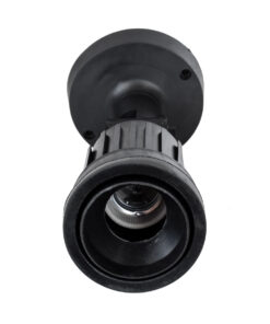 GloboStar® GRASEDO 61615 Βάση Κήπου με Ντουί E27 για Λάμπα Σποτ PAR38 – Αδιάβροχη IP67 – Υψηλής Αντοχής ABS – VDE Certified – Φ9.5 x Υ22cm – Μαύρο – 5 Years Warranty