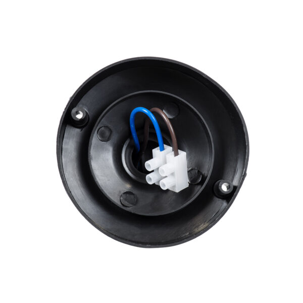 GloboStar® GRASEDO 61615 Βάση Κήπου με Ντουί E27 για Λάμπα Σποτ PAR38 – Αδιάβροχη IP67 – Υψηλής Αντοχής ABS – VDE Certified – Φ9.5 x Υ22cm – Μαύρο – 5 Years Warranty