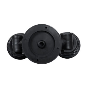 GloboStar® GRASEDO 61616 Βάση Κήπου με 2 Ντουί E27 για Λάμπες Σποτ PAR38 – Αδιάβροχη IP67 – Υψηλής Αντοχής ABS – VDE Certified – Μ40 x Π9.5 x Υ22cm – Μαύρο – 5 Years Warranty